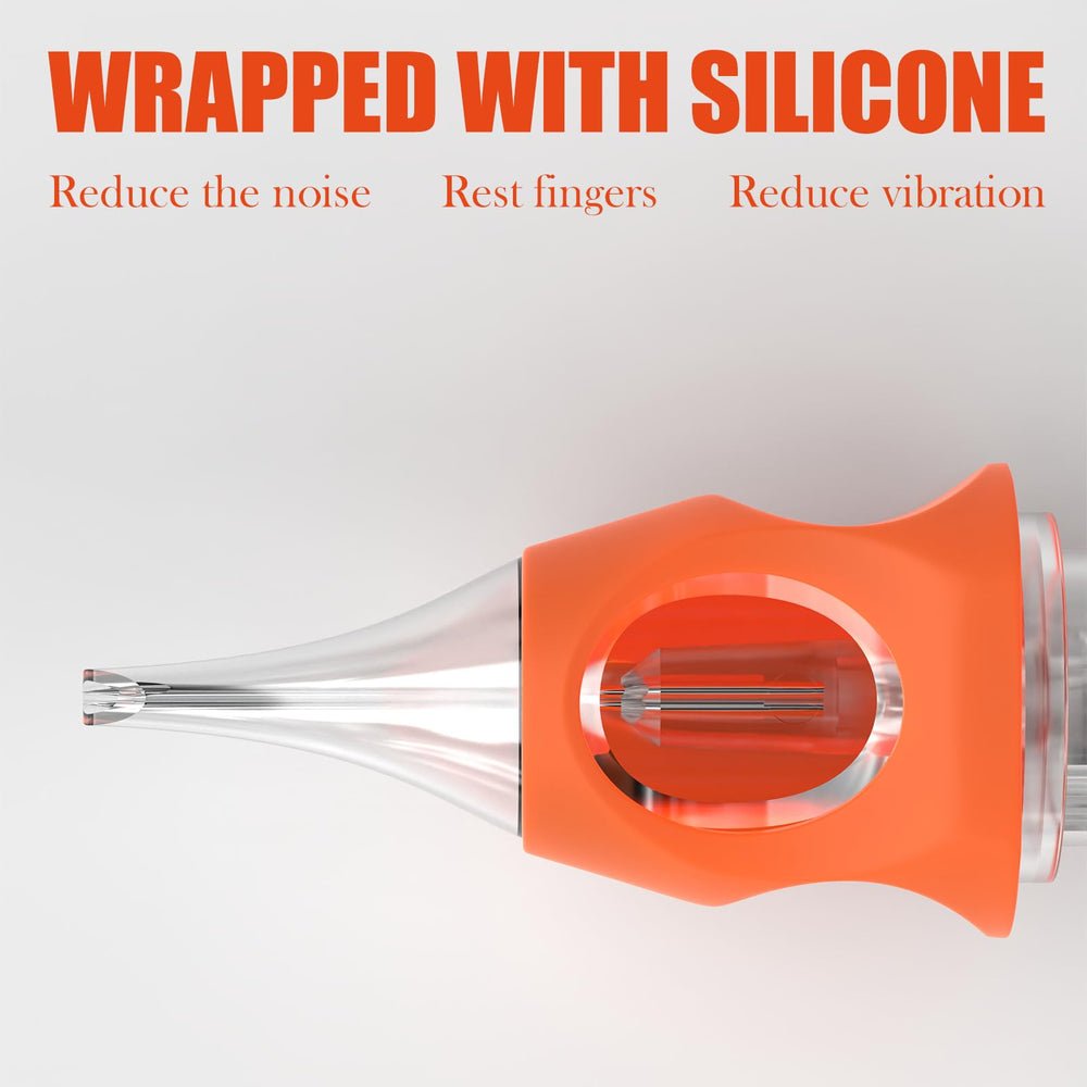Wormhole stainless steel needle construction for durable performance