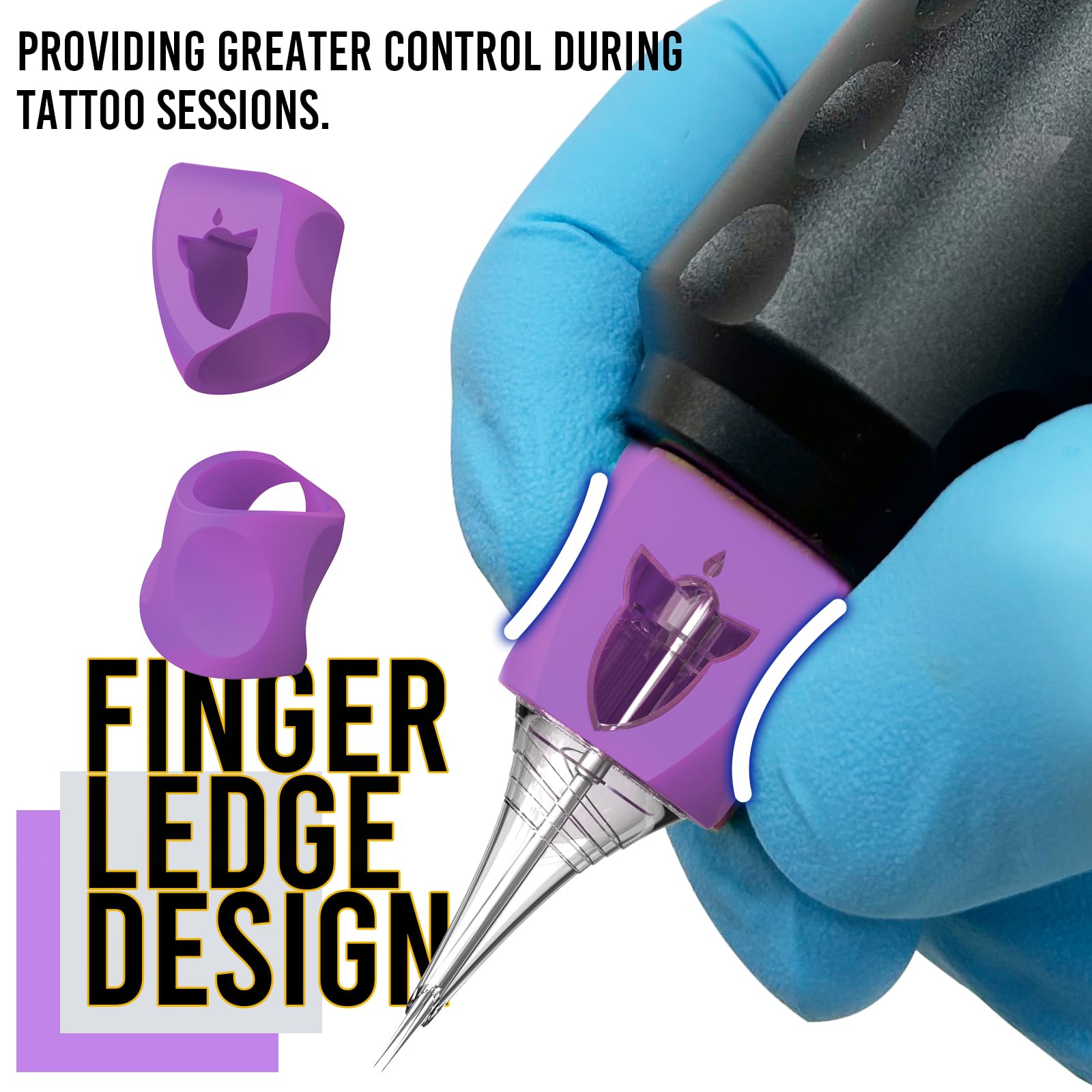 Wormhole Tattoo elastic rubber plug prevents backflow for cleaner work.