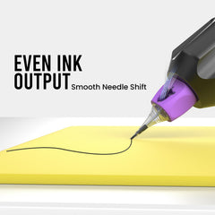 Wormhole Tattoo high-quality PVC and stainless steel cartridge for durability.