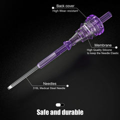 Individually sealed packaging keeps needles clean and ready