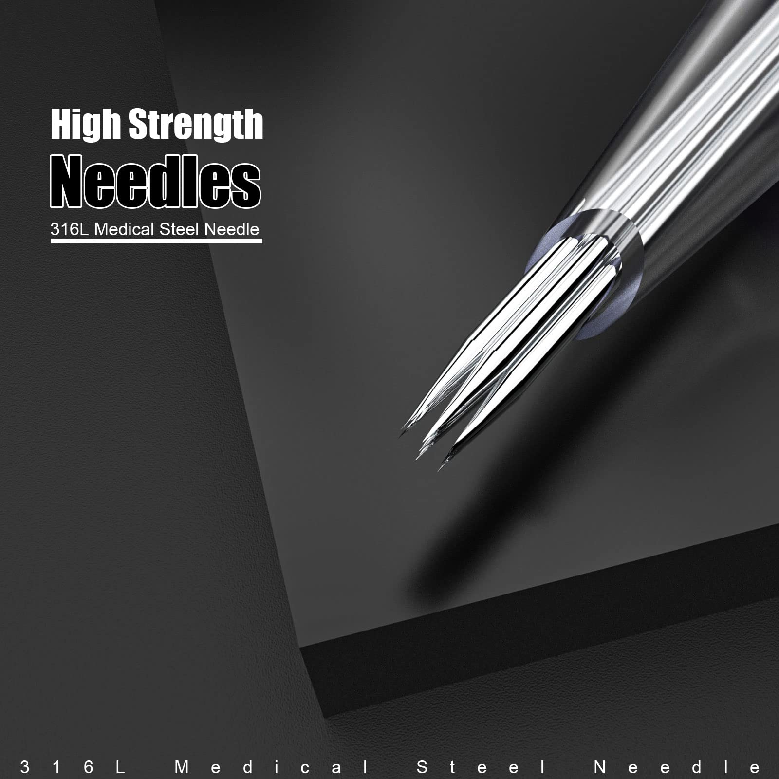Sleek transparent housing supports visibility and smooth needle flow