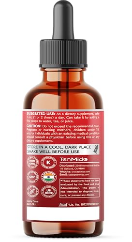 Graphic showing the 13 botanicals in the formula