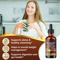 Wormwood Black Walnut Cleanse Drops bottle with dropper