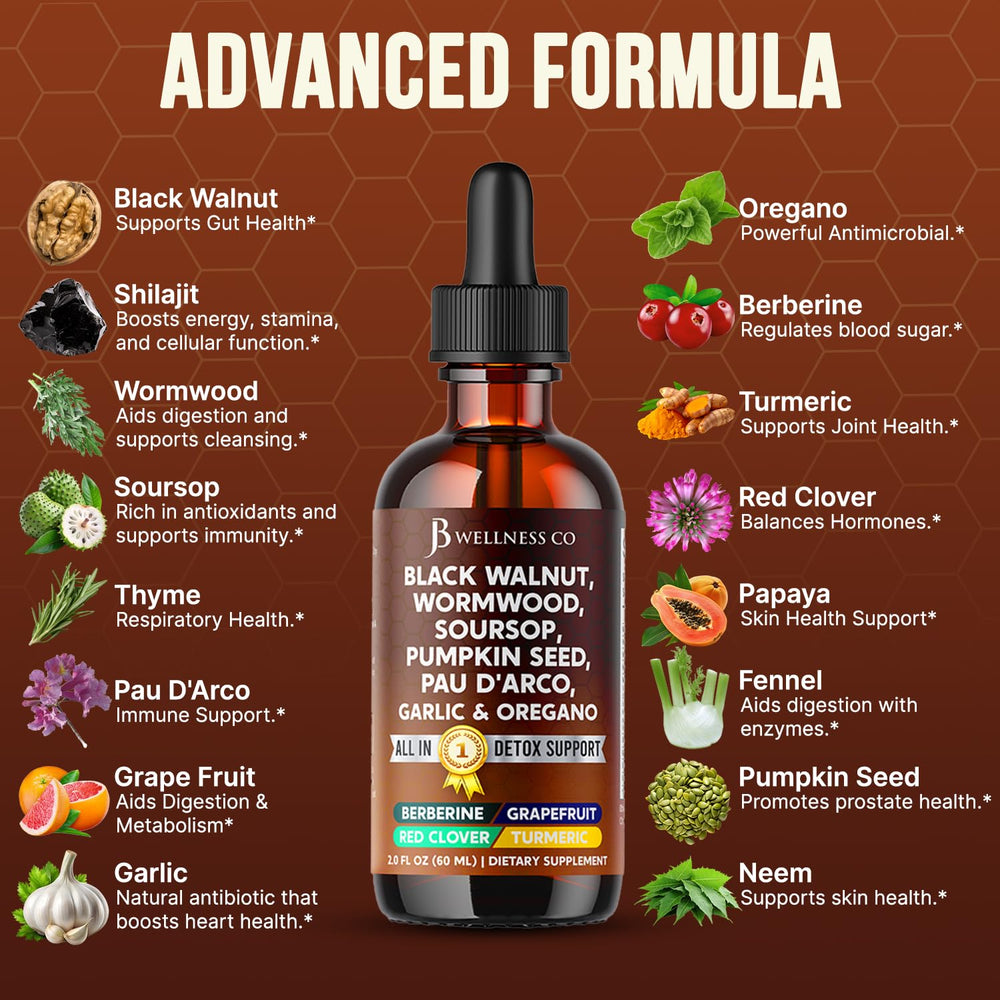Packaging featuring pumpkin seed oil, pau d'arco, oregano and turmeric