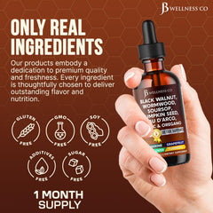 Soursop oil and oregano oil blend detail in the supplement