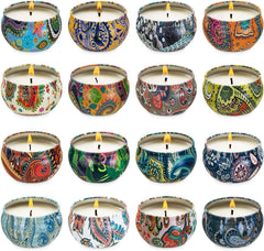 WPONSZU 16-pack scented candles gift set box with 2.5 oz tin candles