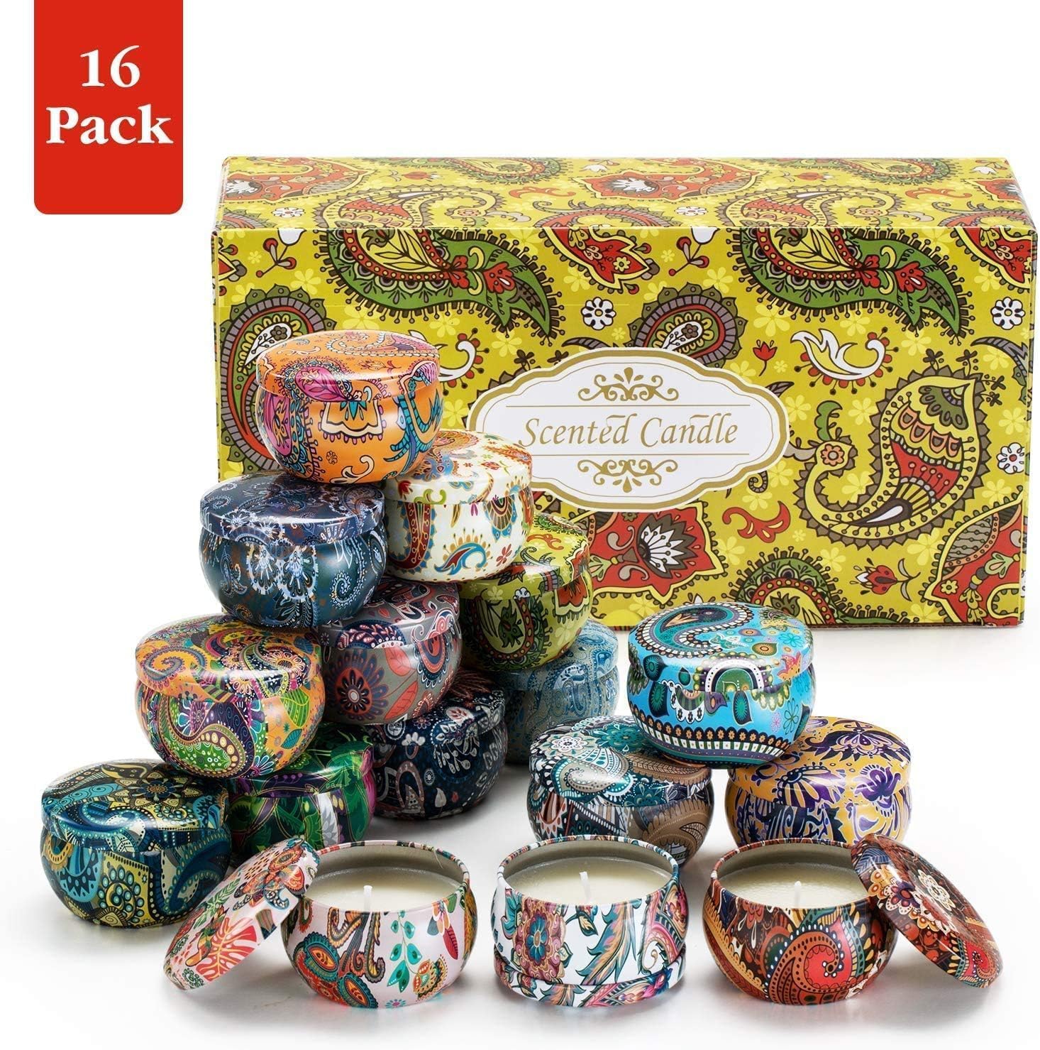 2.5 oz soy wax candle with long burn time in WPONSZU set