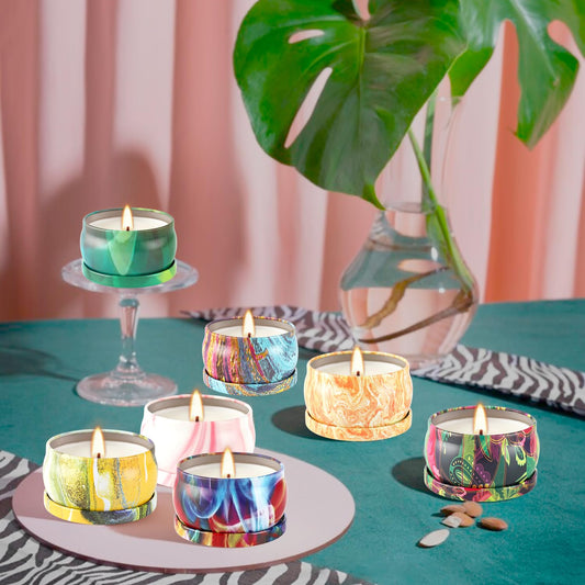 WPONSZU 24-pack scented candles gift set travel tin jar image 2