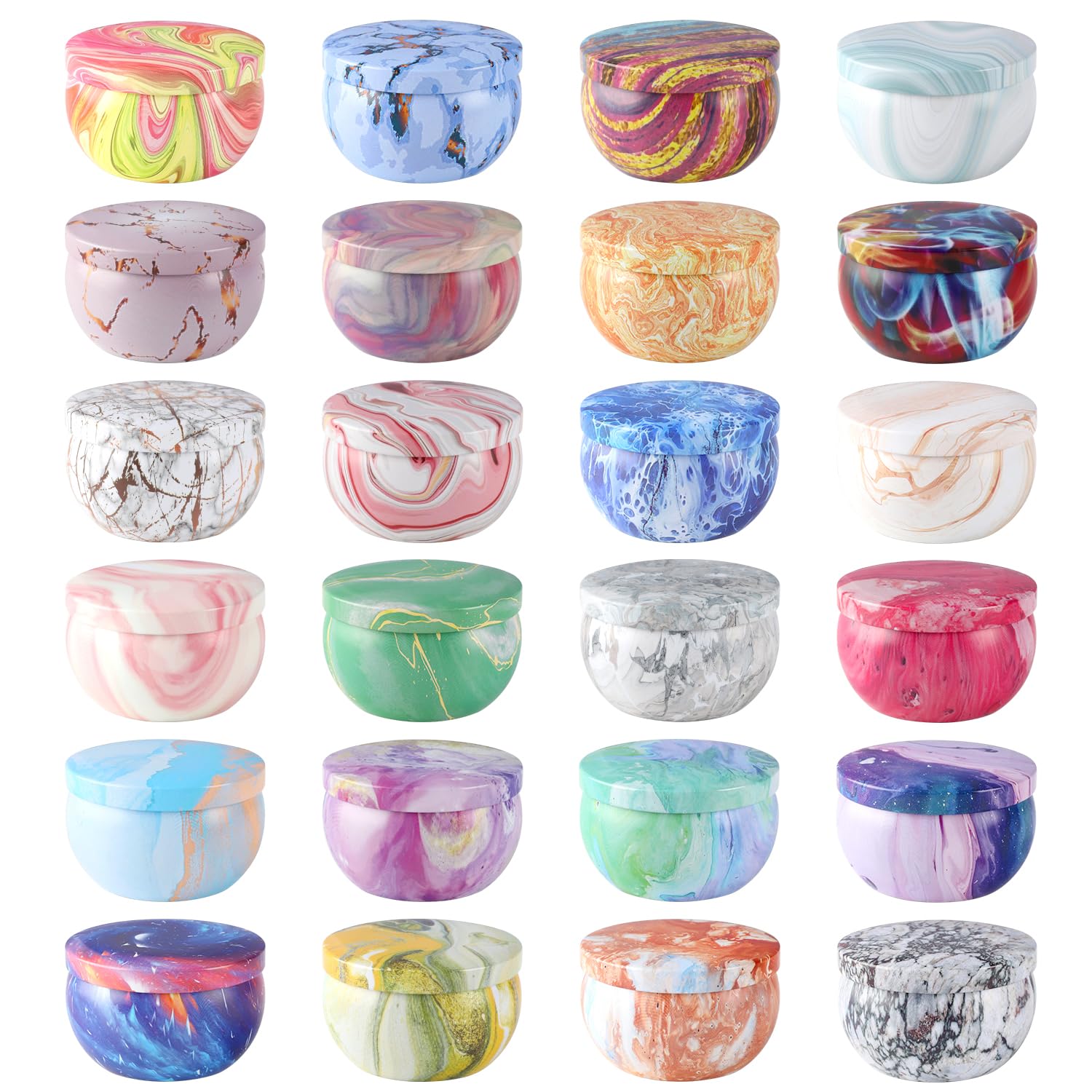 WPONSZU 24-pack scented candles gift set travel tin jar image 6