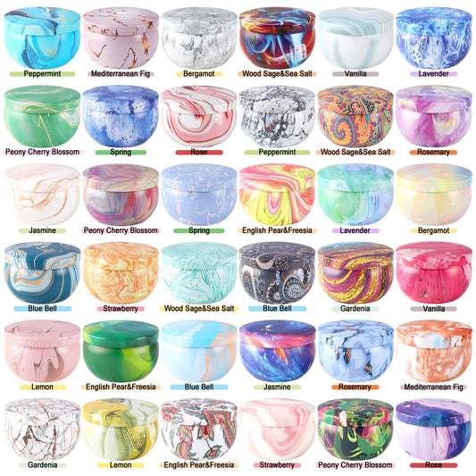 Assorted scents included: Blue Bell, Peony Cherry Blossom, Guava, Lavender, and more