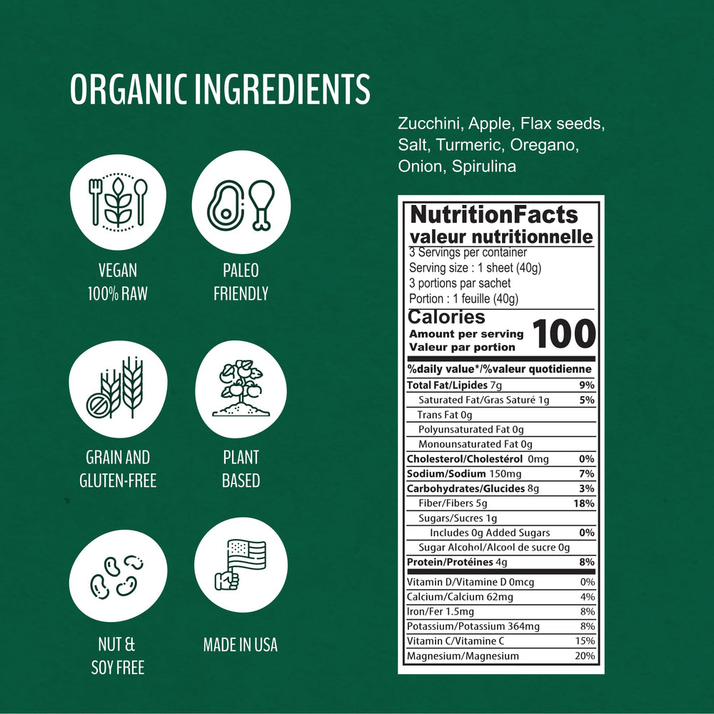Slice of WrawP Veggie Wrap with Spirulina