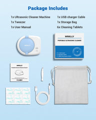 Includes 6 cleaning tablets and accessories