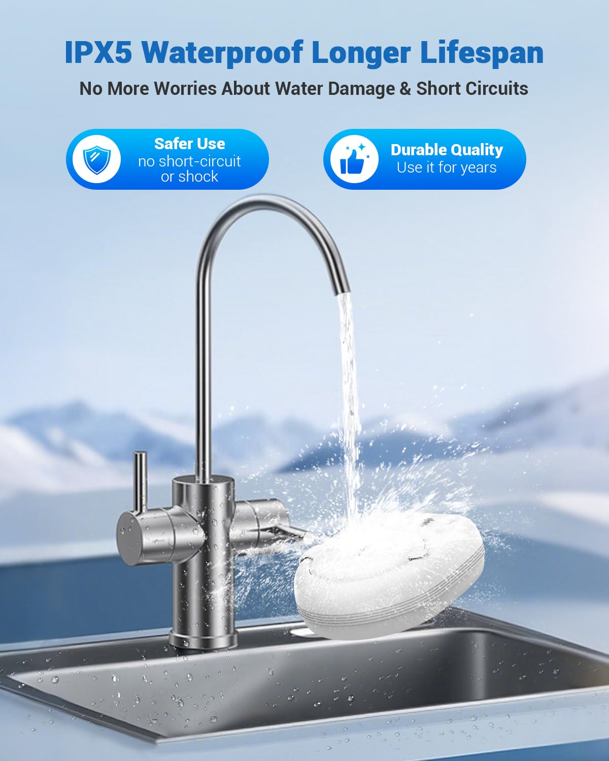 IPX5 waterproof, anti-slip base on Wrklly cleaner