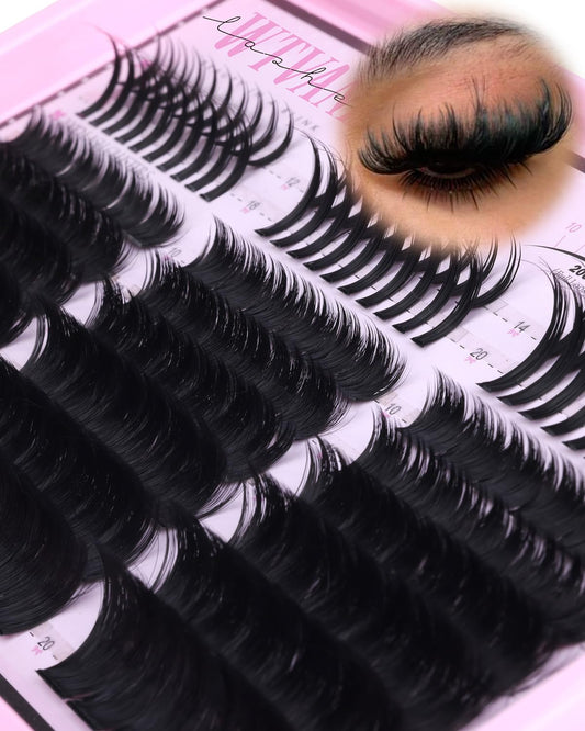wtvane wispy lash clusters bundle promotes a natural flutter for everyday looks.