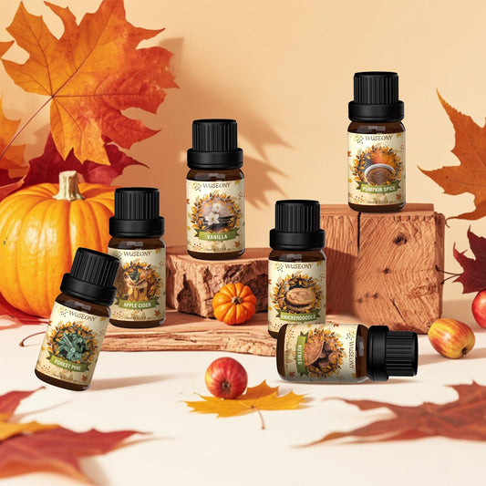 Nutmeg essential oil for autumn aromatics