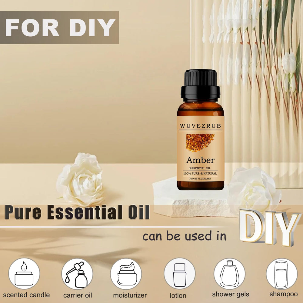Aromatherapy diffuser setup with Wuvezrub amber essential oil
