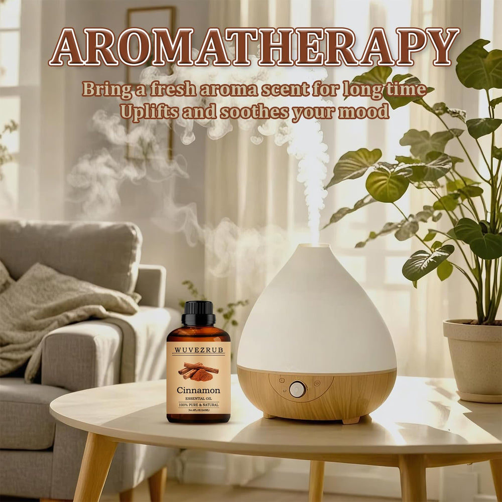 Cinnamon essential oil diluted for skin care and body care
