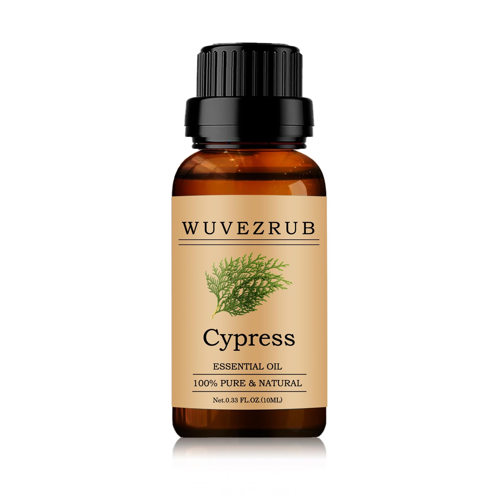Wuvezrub Cypress Essential Oil bottle 0.33 fl oz (10 mL)