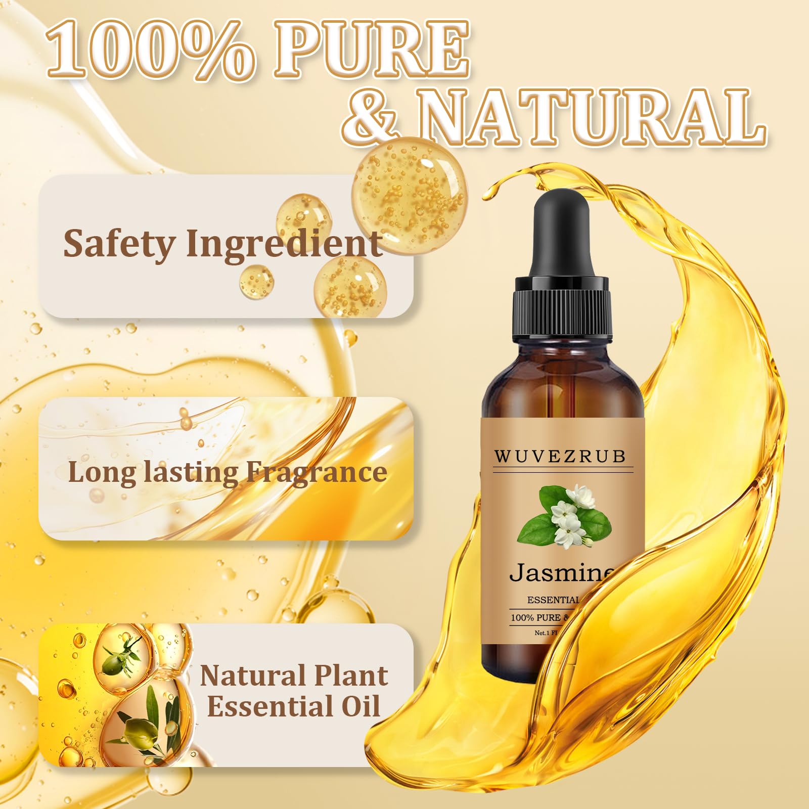 Aromatherapy diffuser ready with Jasmine essential oil