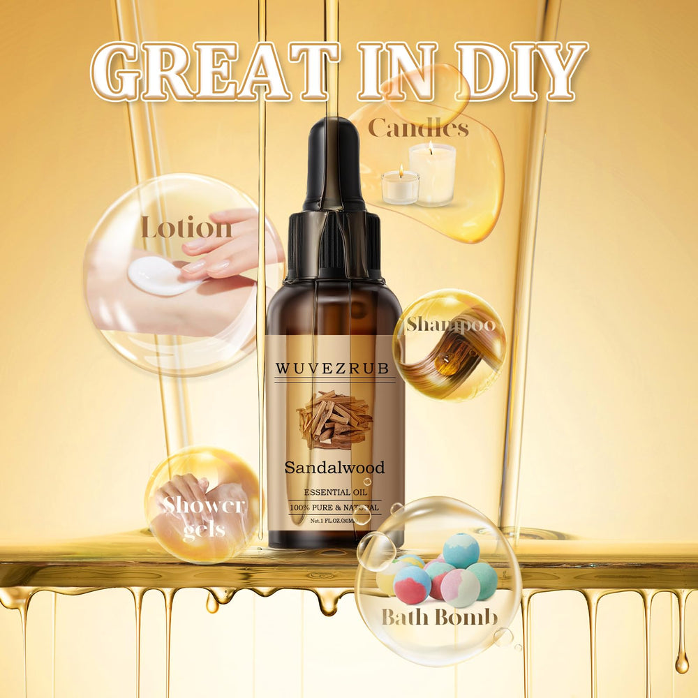DIY fragrance crafting with sandalwood oil and carrier oils