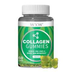 Hero image of WXW Hydrolyzed Collagen Gummies for Women in Vanilla flavor (60 count)
