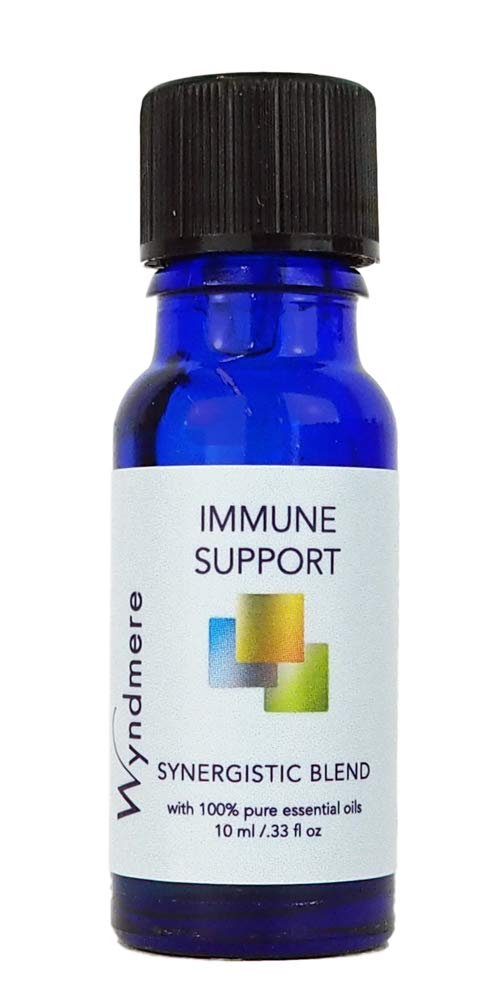 Wyndmere Naturals Immune Support Blend bottle - citrus scent for daily wellness routine.