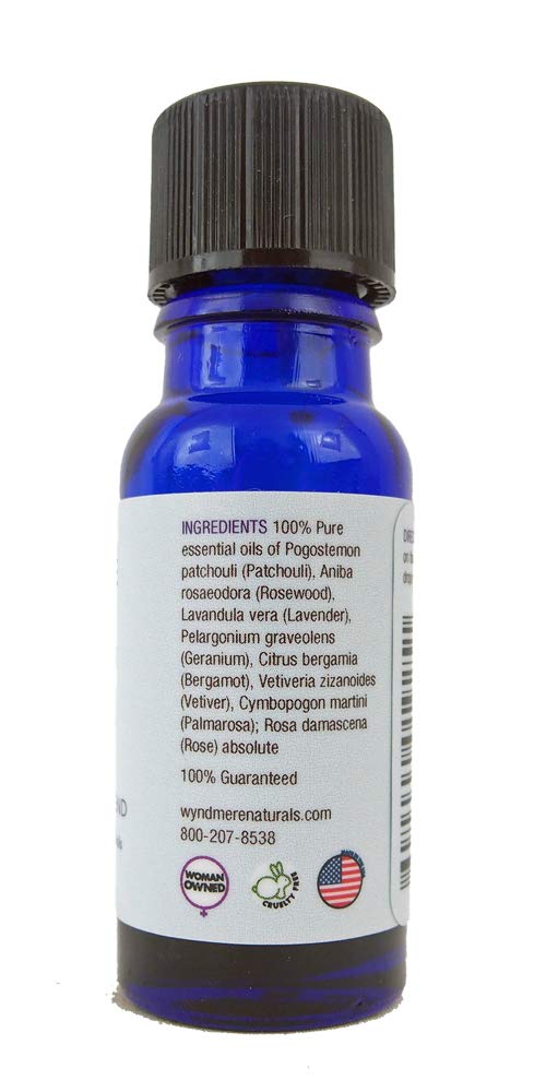Wyndmere Naturals Essential Oil Patience yoga-meditation-setup promotes mindfulness during practice.