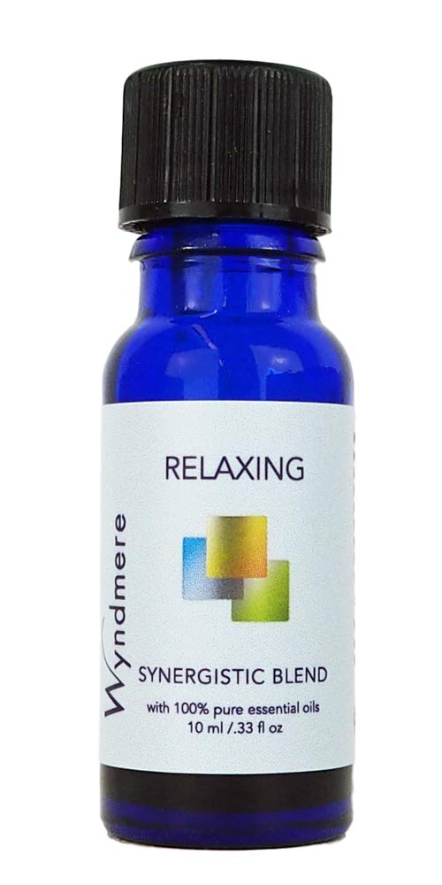 Wyndmere Relaxing Blend bottle ready for a calming moment at home.