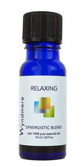 Wyndmere Relaxing Blend bottle ready for a calming moment at home.