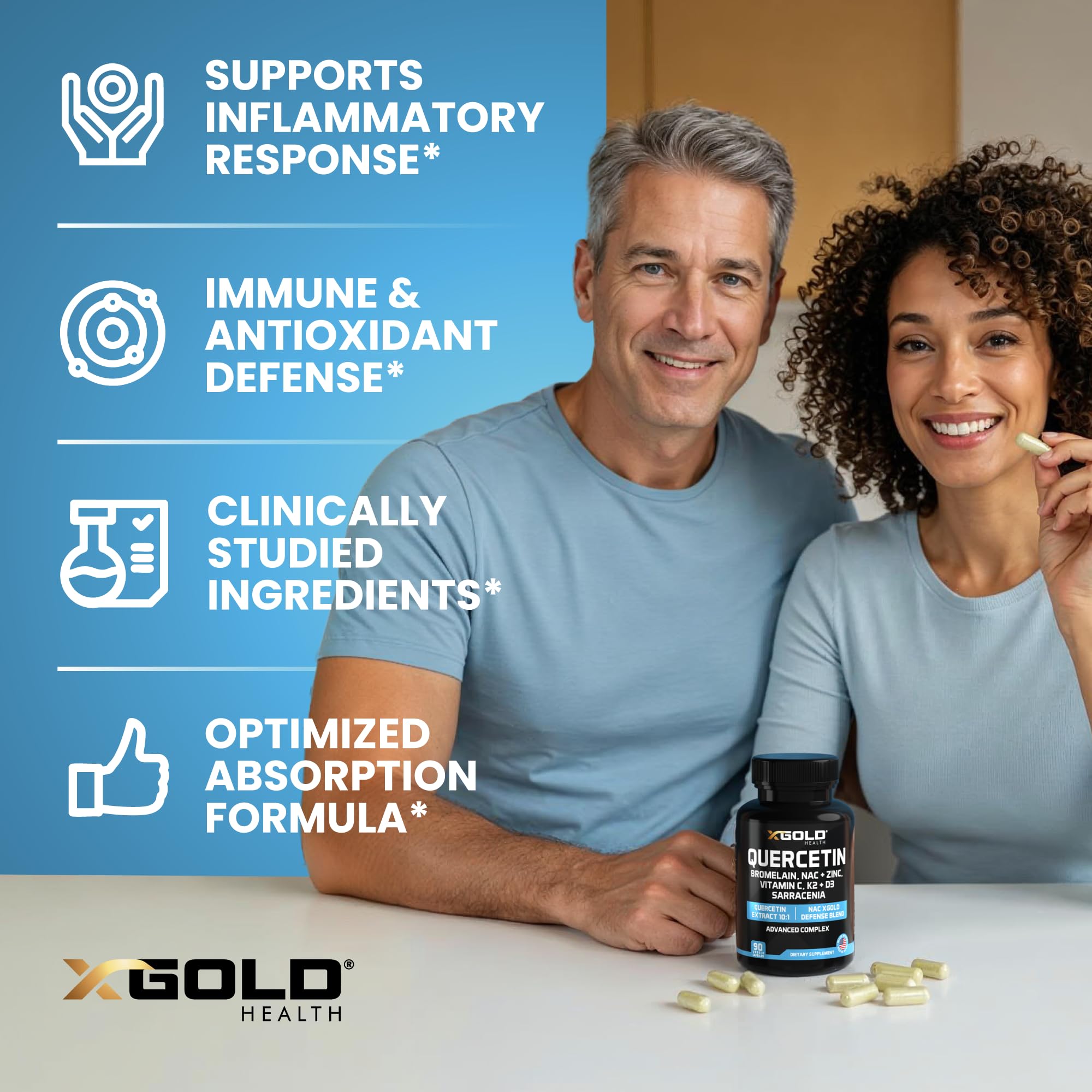 Vitamin C with Vitamin D3+K2 for immune and bone support