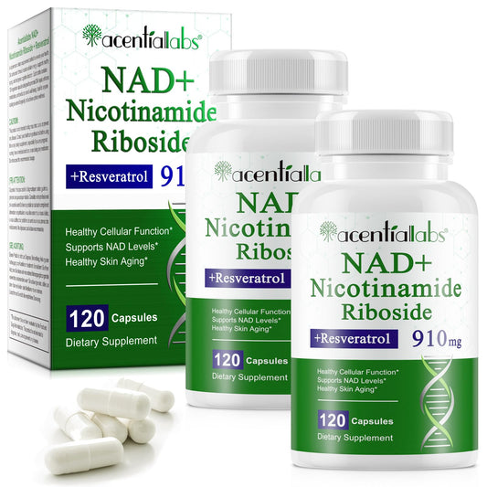 Xaarty NAD supplement bottle front view with 910mg liposomal NAD and 240 capsules
