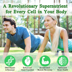 NAD resveratrol supplement benefits concept