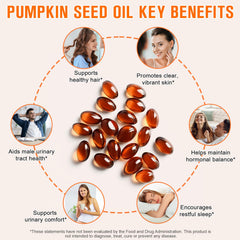 Close-up of Xaarty Pumpkin Seed Oil softgels