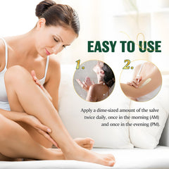 Applying Xaarty Wild Yam Cream on hand for skin nourishment and comfort