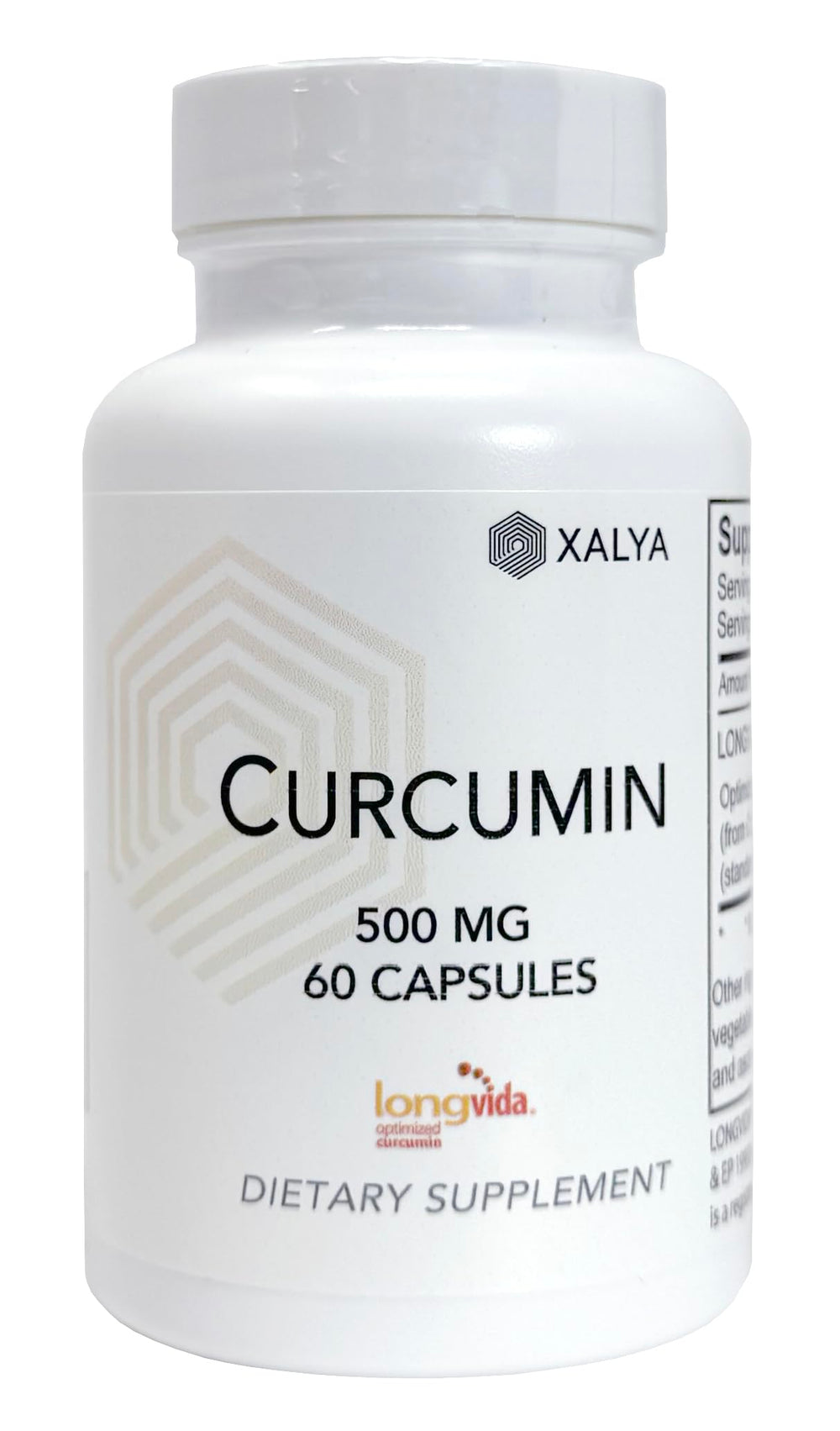 Xalya Longvida Curcumin 500 mg 60-capsule hero image