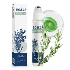 Xaninp Hair Growth Serum Roll-On pack shot highlighting compact bottle for easy use.