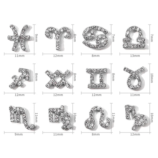 XEAOHESY 3D zodiac signs on nails add stylish, eye-catching detail.