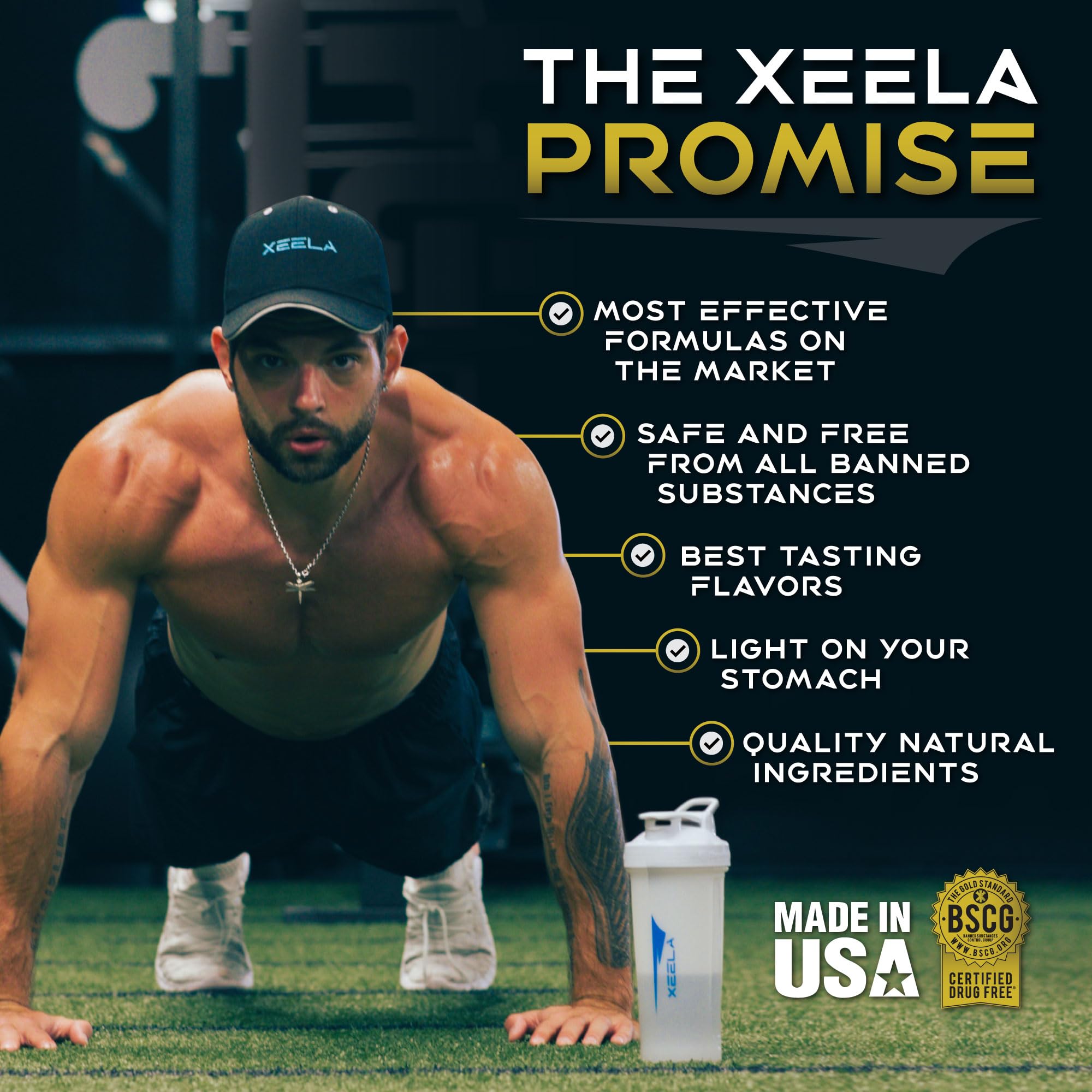 Vegan-friendly, all-natural XEELA Creatine powder