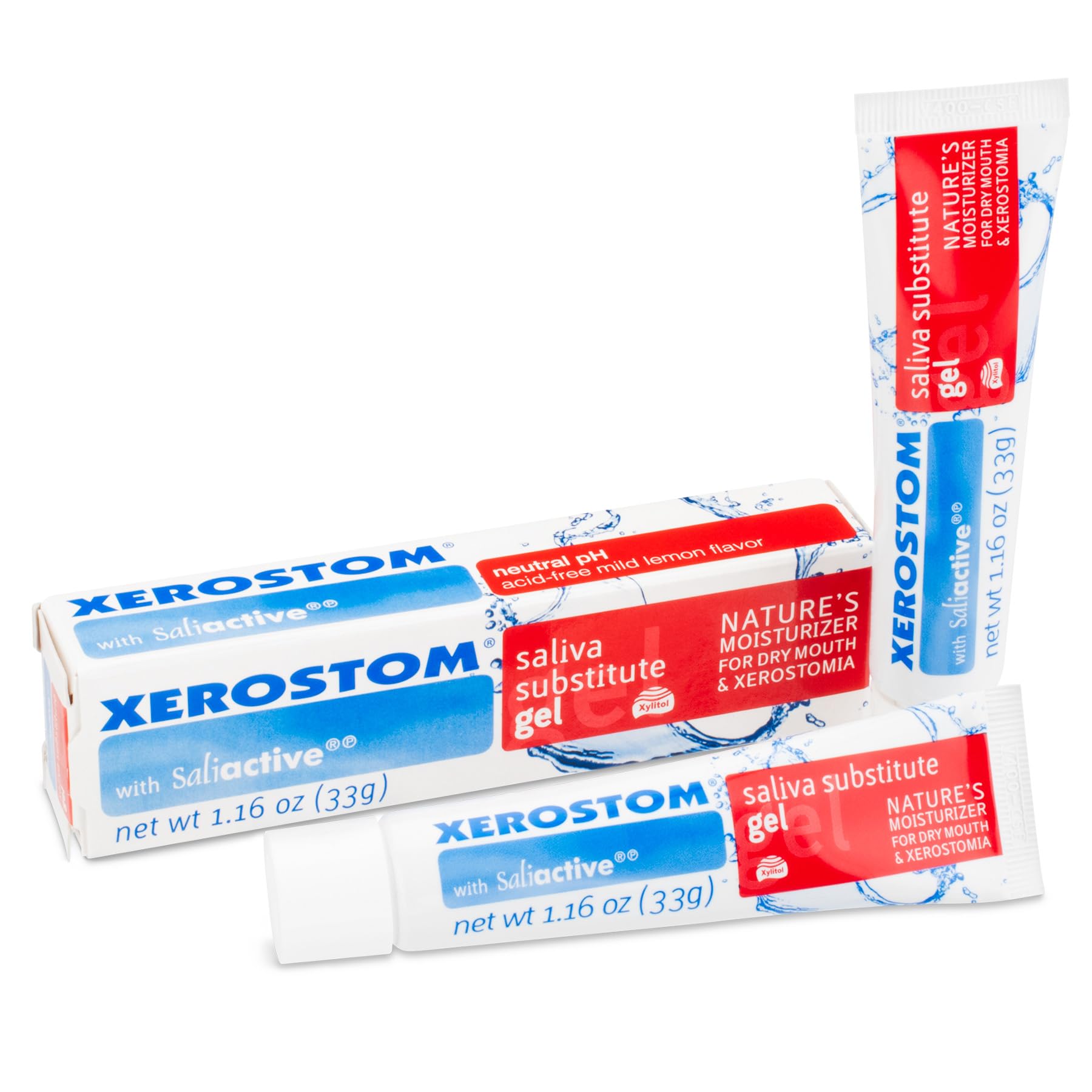 Xerostom Dry Mouth Gel 2-pack packaging