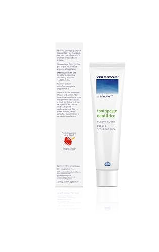 Vitamin E and natural ingredients concept for dry mouth toothpaste