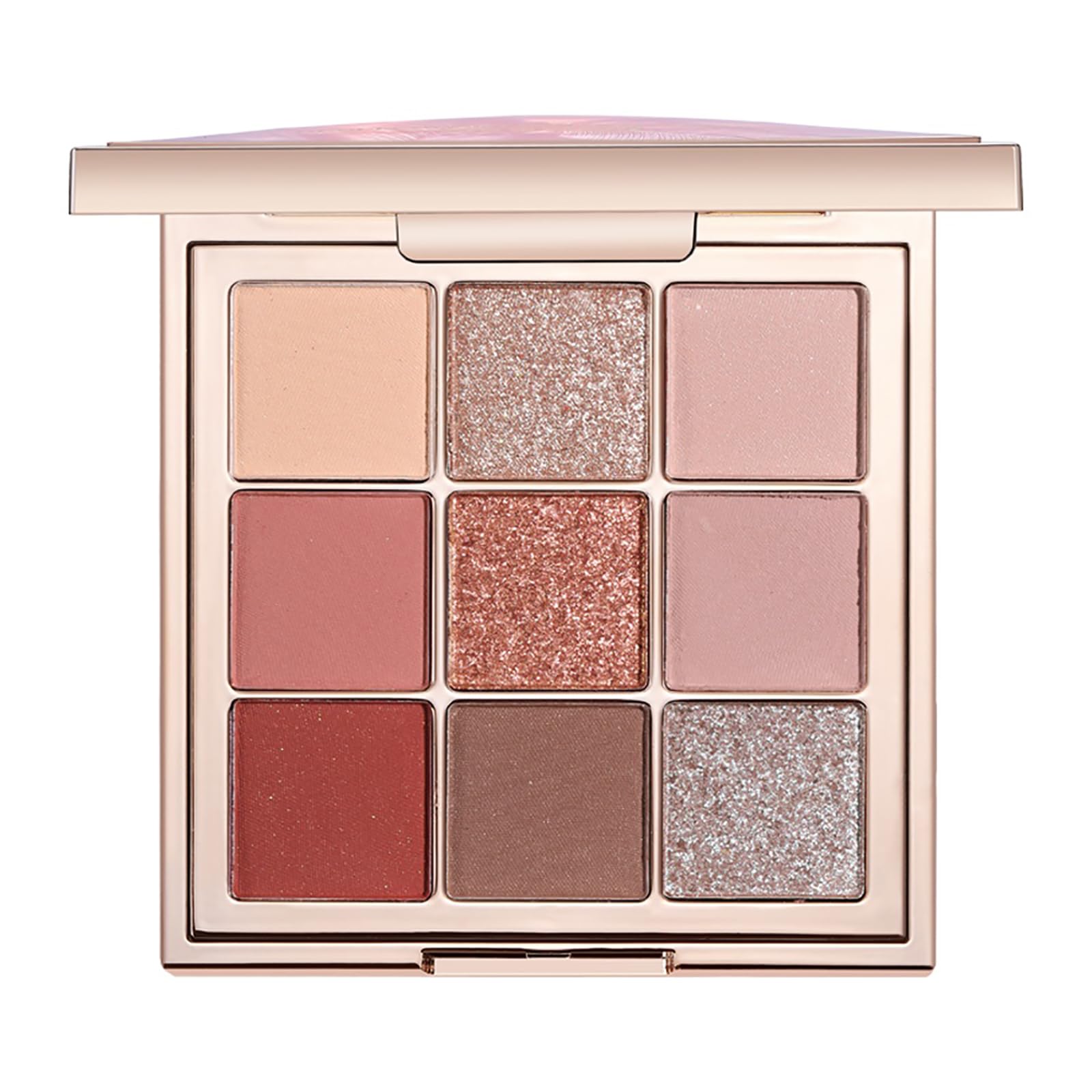 XFEXM 9 Colors Eyeshadow Palette in compact case for on-the-go makeup mastery