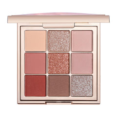 XFEXM 9 Colors Eyeshadow Palette in compact case for on-the-go makeup mastery