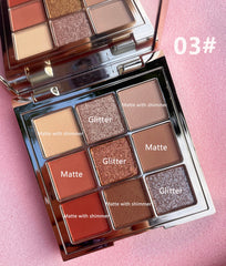 XFEXM palette swatches glitter shades for party-ready sparkle