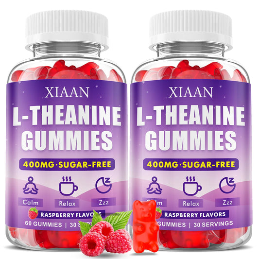 Hero image: XIAAN L-Theanine Gummies bottle with 120 counts