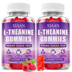 Hero image: XIAAN L-Theanine Gummies bottle with 120 counts