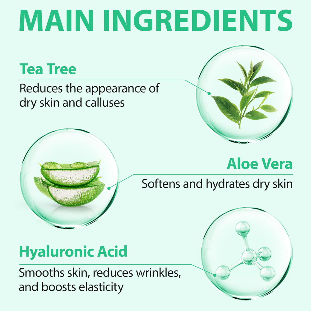 XIAMOFUZHOU Urea 40% tea tree and aloe soothing dry skin.