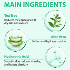 XIAMOFUZHOU Urea 40% tea tree and aloe soothing dry skin.