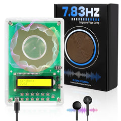 XIKDS adjustable frequency generator with LCD display showing precise sleep-ready settings.