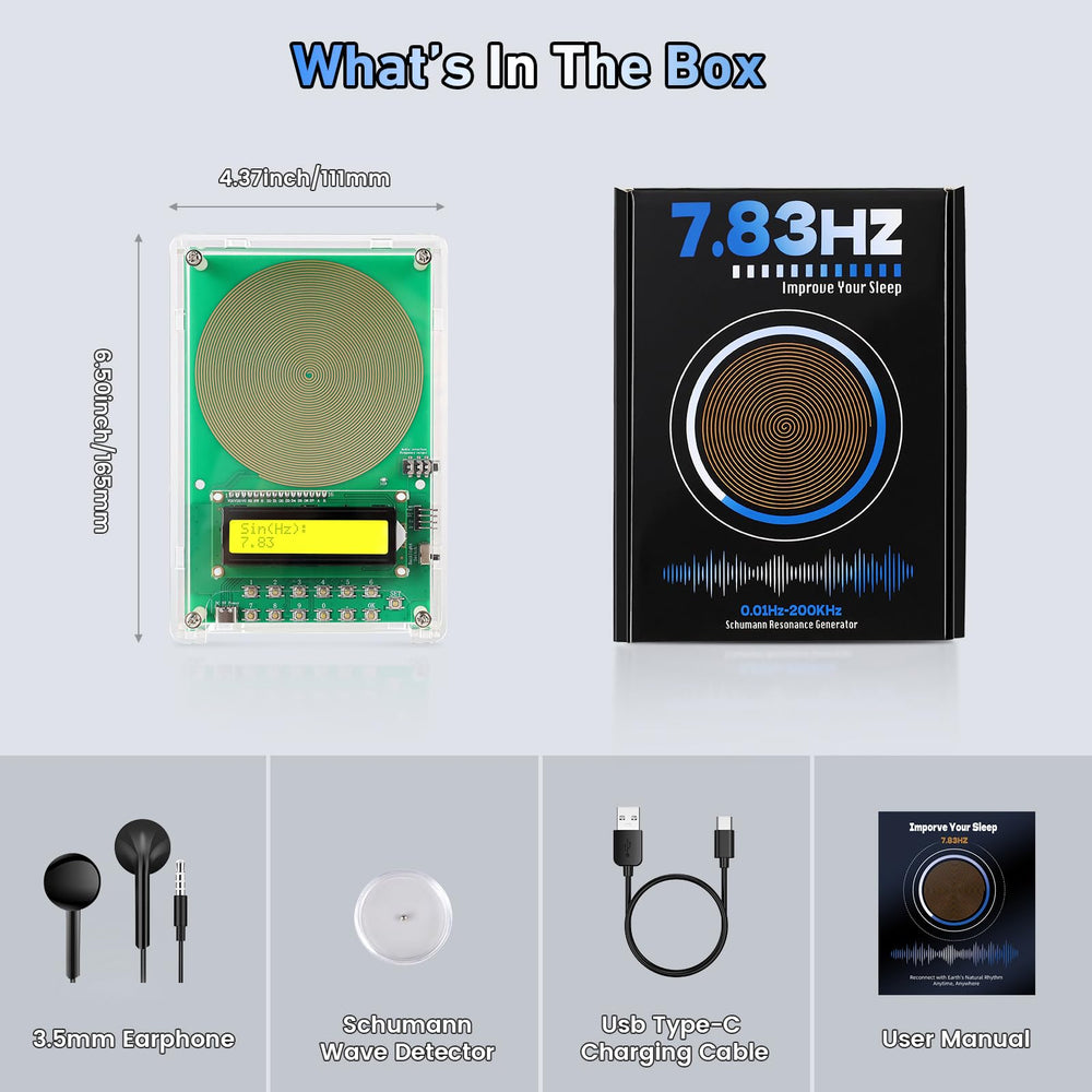 XIKDS Adjustable Frequency Generator for Healing – 0.01Hz to