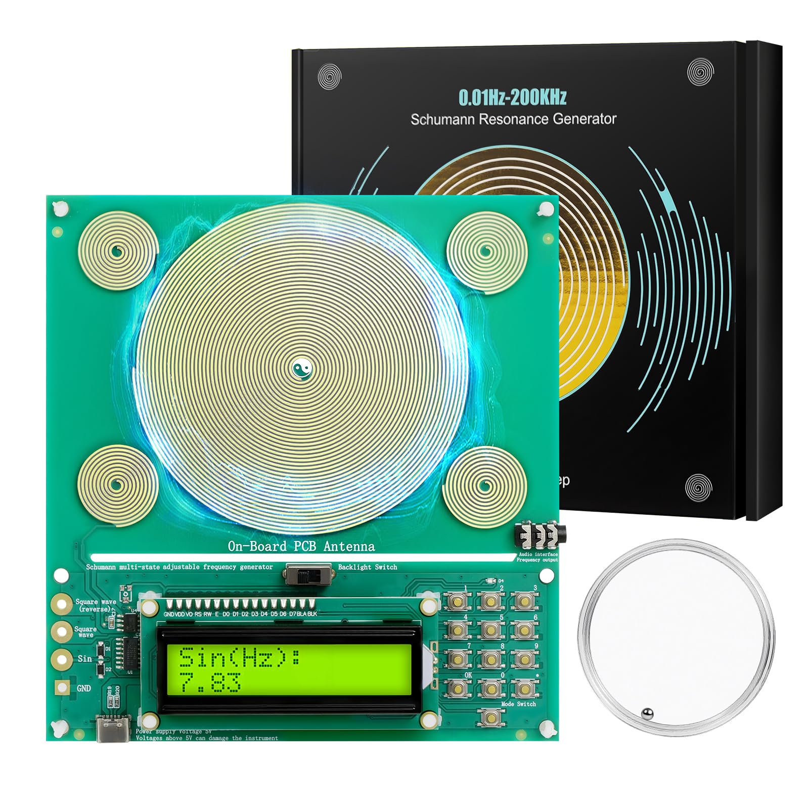 XIKDS Frequency Generator overview showing compact device for sleep and meditation